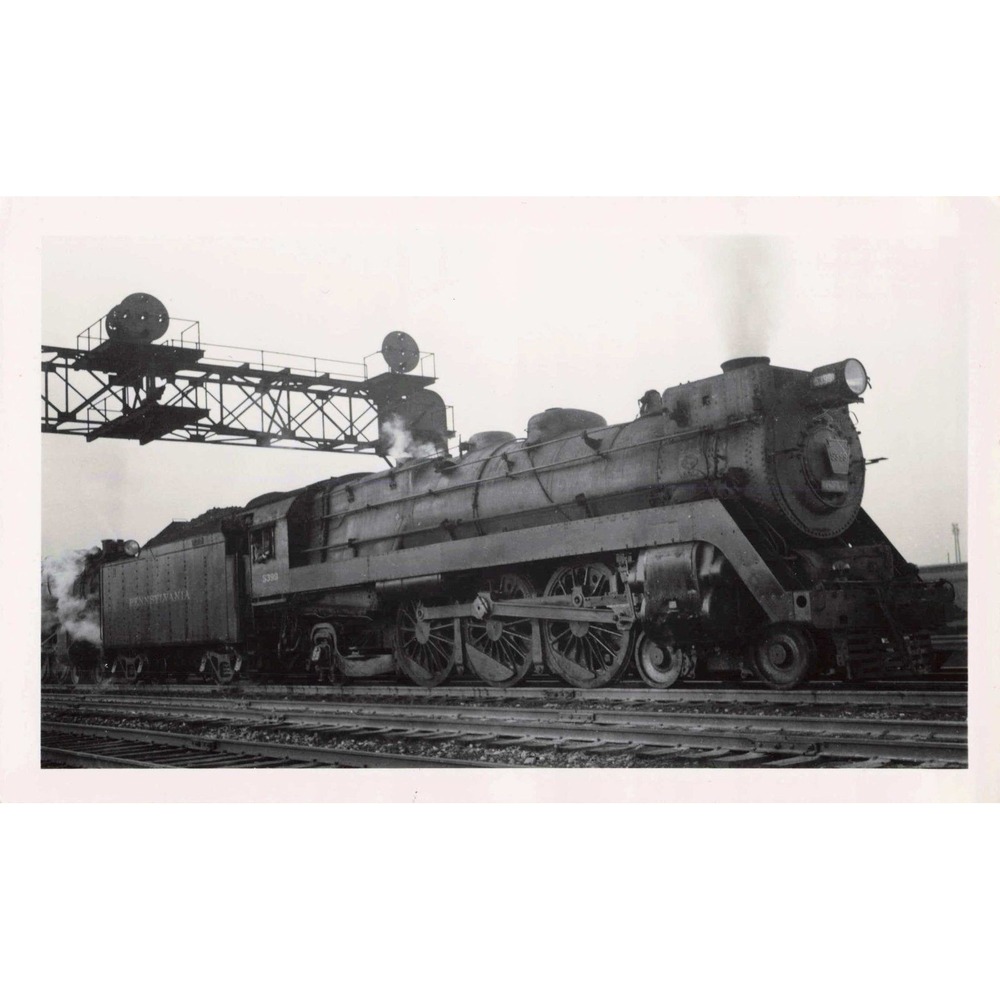 PRR Pennsylvania Railroad K4s 4-6-2 #5399 Steam Locomotive Photo Chicago IL 1947